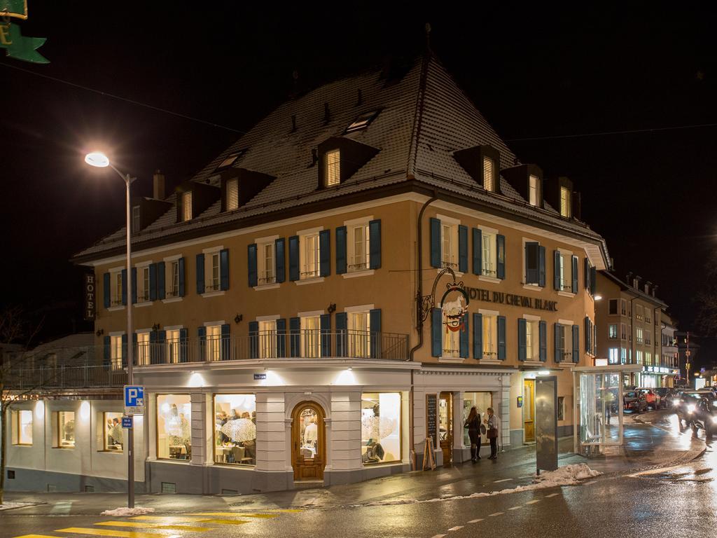 Hotel Du Cheval Blanc - City Center Bulle Kültér fotó